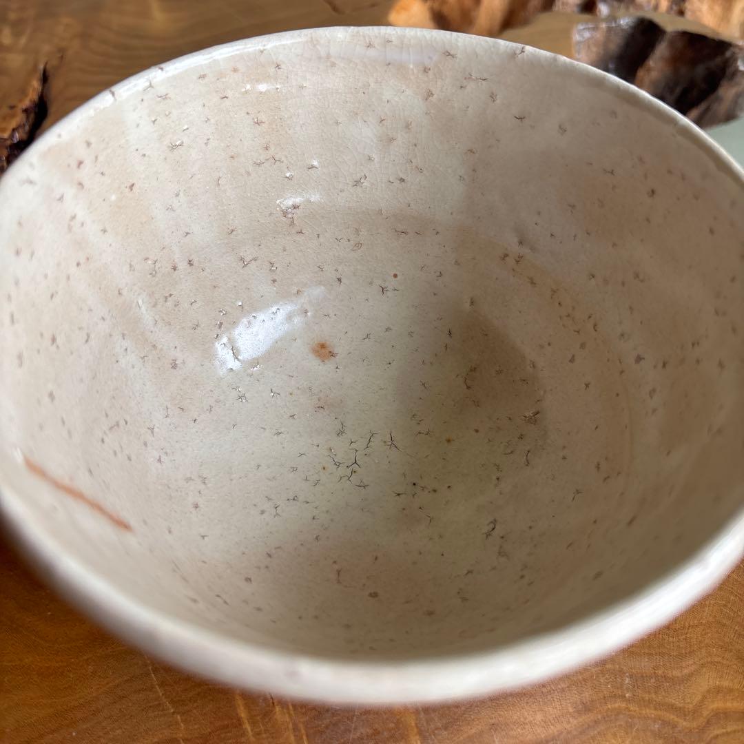 Kohagi-gama Hagi Chawan by Koto Tatsunobu — Shiro-hagi Glaze, Tomobako