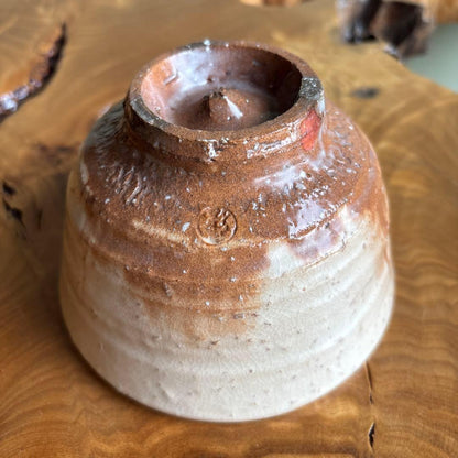 Kohagi-gama Hagi Chawan by Koto Tatsunobu — Shiro-hagi Glaze, Tomobako